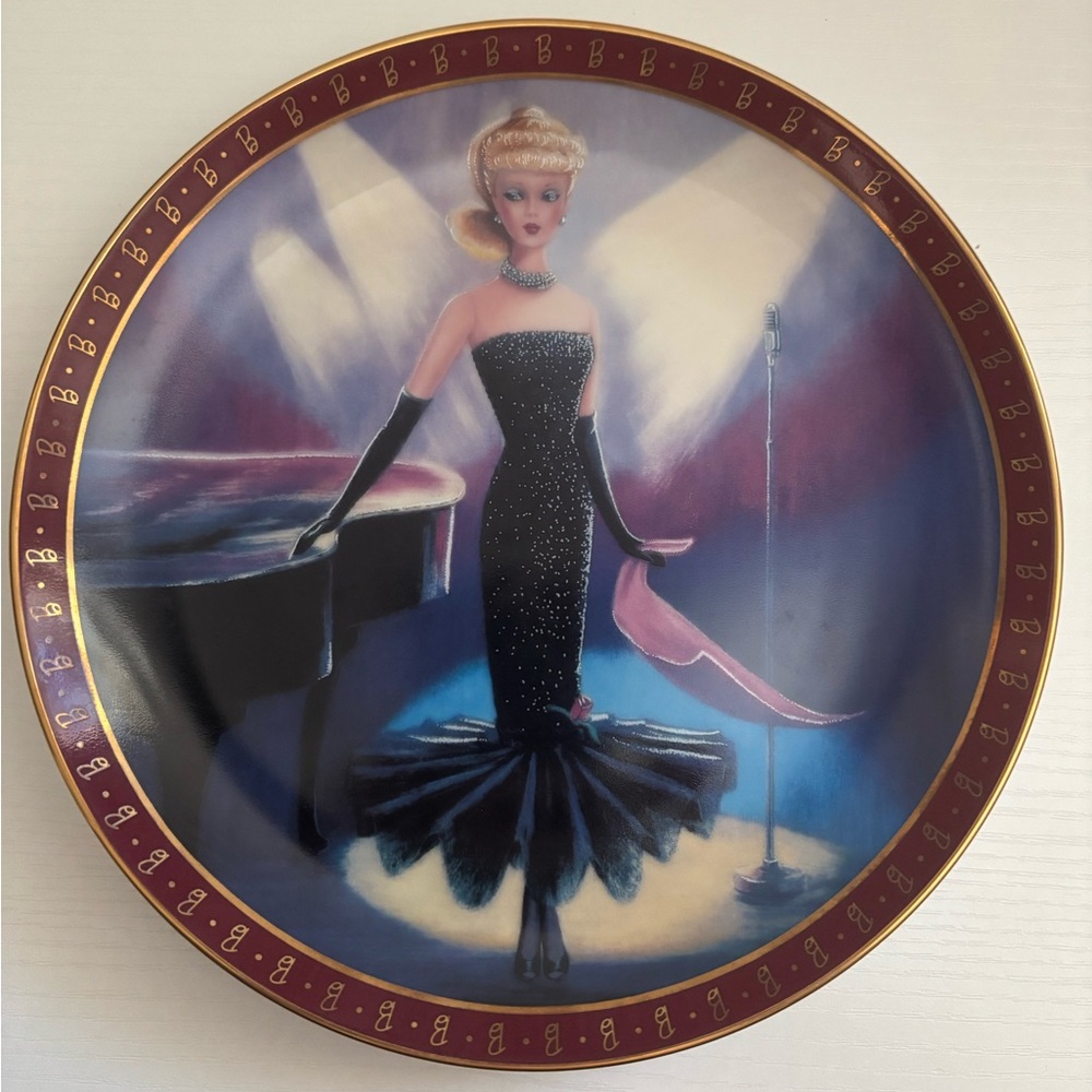 Entire 8 piece collection,Danbury Mint - High Fashion Barbie Collectors Plates